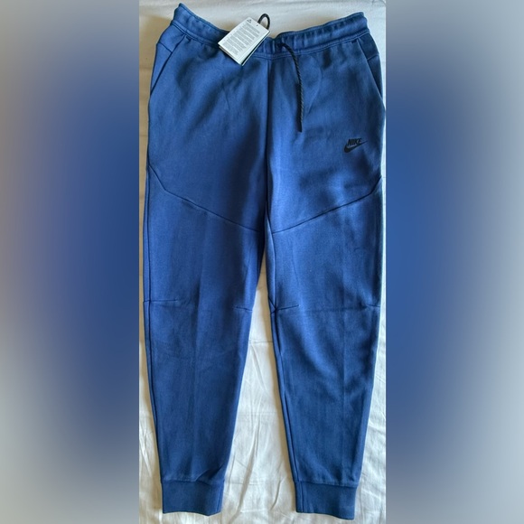 Nike Sportswear Tech Fleece Joggers Pants Blue ZC9918-455 Men’s Sz: Medium - Picture 1 of 6